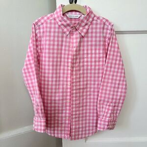 Pink Checkered Kids Shirt